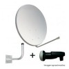 KIT PARABOLICA 60CM + LNB + SOPORTE PARED