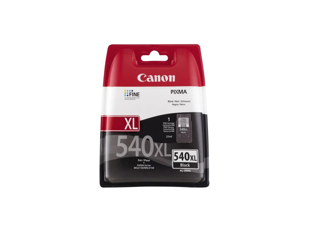 Canon PG540XL Negro Cartucho de Tinta Original - 5222B004/5222B005/5222B001