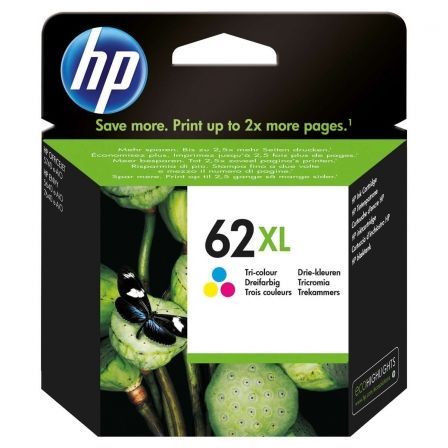 [C2P07AE] Cartucho de Tinta Original HP nº62 XL Alta Capacidad/ Tricolor