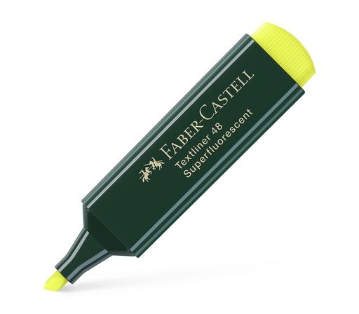 [48-07] Faber-Castell Rotulador Marcador Fluorescente Textliner 48 Amarillo