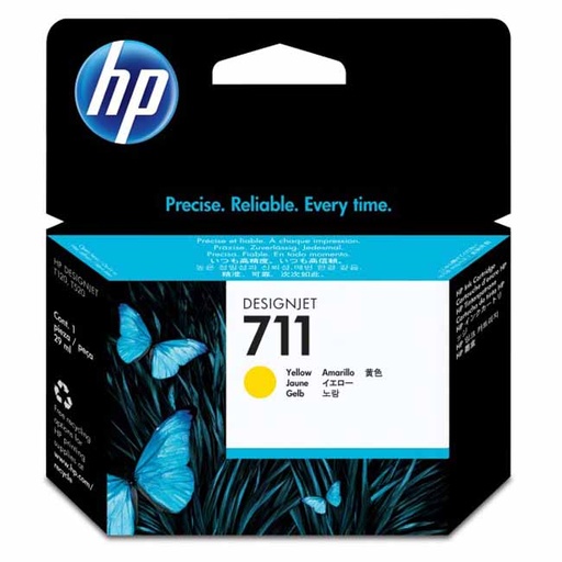 [CZ132A] HP 711 Amarillo Cartucho de Tinta Original - CZ132A