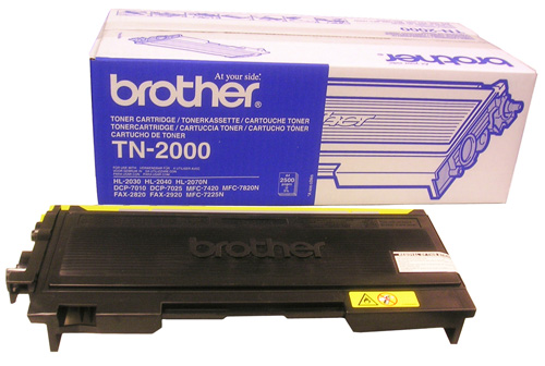 [O-TN2000] BROTHER TN2000/TN2005/TN350 ORIGINAL NEGRO